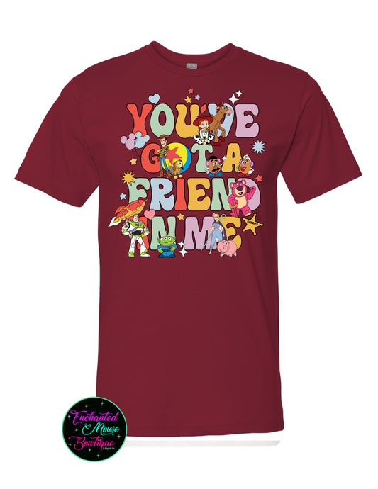 You've Got A Friend In Me Toy Story Shirt, Woody Shirt, Buzz Lightyear Shirt, Disney Toy Story, Hollywood Studios Shirt, Disney Kids Shirt