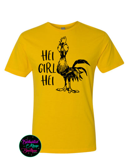 Hei Girl Hei, Hei Hei Shirt, Moana Shirt, Moana Movie Shirt, Moana Matching Shirts, Disney Shirt, Matching Disney Shirts, Kids Moana Shirts