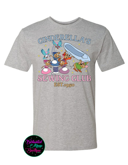 Cinderella's Sewing Club, Cinderella Shirt, Disney Princess Shirt, Vintage Disney Princess Sewing Shirt, Disney Family Vacation Shirt