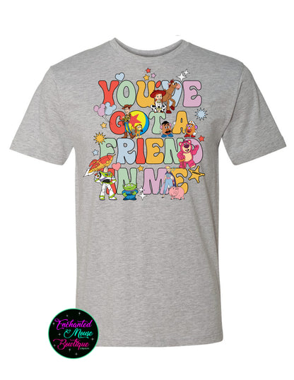 You've Got A Friend In Me Toy Story Shirt, Woody Shirt, Buzz Lightyear Shirt, Disney Toy Story, Hollywood Studios Shirt, Disney Kids Shirt