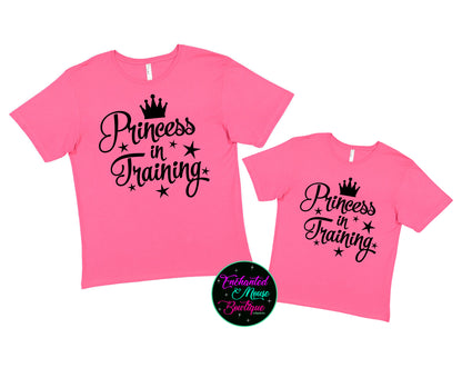 Princess in Training, Disney Shirt, Kids Disney Shirt, Infant Disney Shirt, Toddler Disney Shirt, Matching Disney Family Shirt, Disney Tee