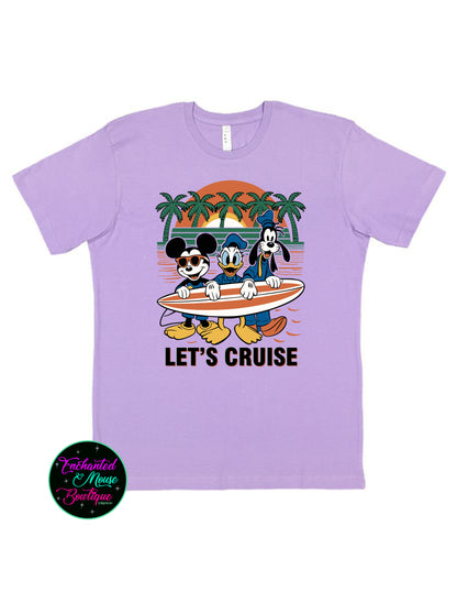 Let's Cruise, Disney Cruise Shirt, Mickey Disney Cruise Shirt, Goofy Cruise Shirt, Donald Cruise Shirt, Disney Fantasy, Disney Wish, Disney Magic, Cruise