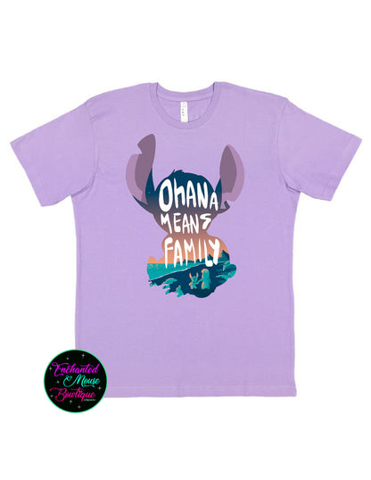 Ohana Means Family, Lilo & Stitch Shirt, Stitch Shirt, Lilo and Stitch, Disney Stitch Shirt, Ohana Shirt, Hawaii Shirt, Disney Kids Shirt