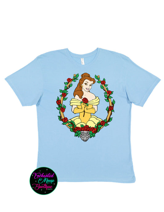 Belle Rose Shirt, Beauty and the Beast Shirt, Belle Disney Shirt, Girls Disney Shirt, Disney Princess Belle Shirt, Tale as Old as Time