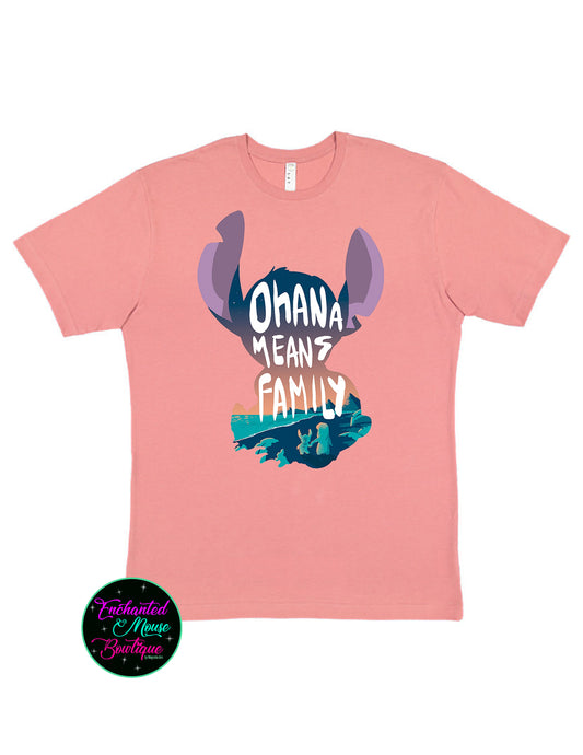 Ohana Means Family, Lilo & Stitch Shirt, Stitch Shirt, Lilo and Stitch, Disney Stitch Shirt, Ohana Shirt, Hawaii Shirt, Disney Kids Shirt