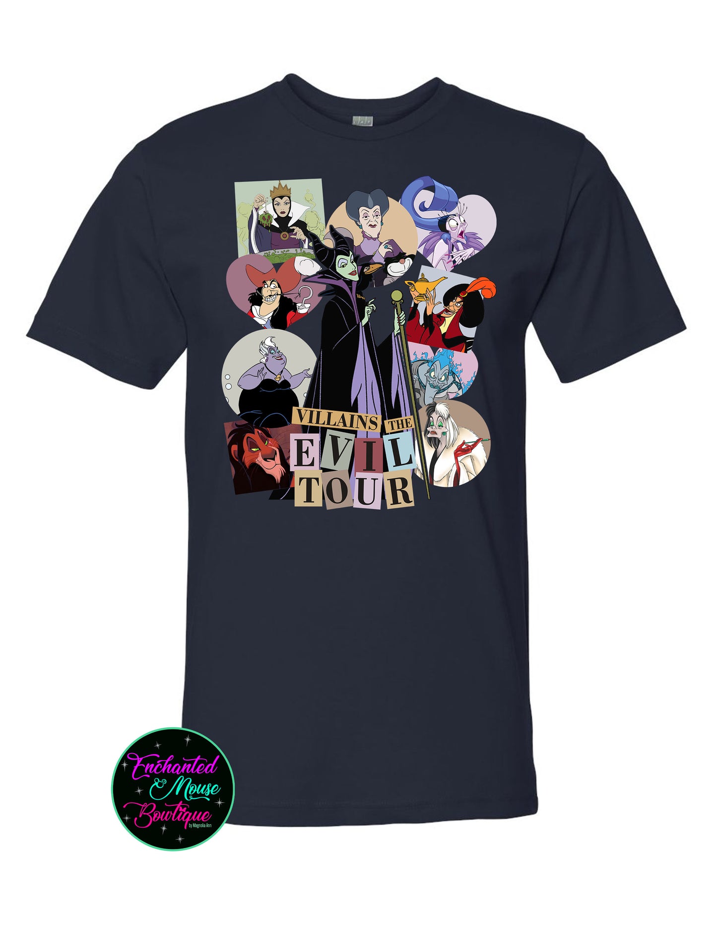 Villains The Evil Tour, Villain Shirt, Disney Villain Shirt, Matching Shirts, Disney Witches Shirt, The Evil Queen Shirt, Maleficent Shirt