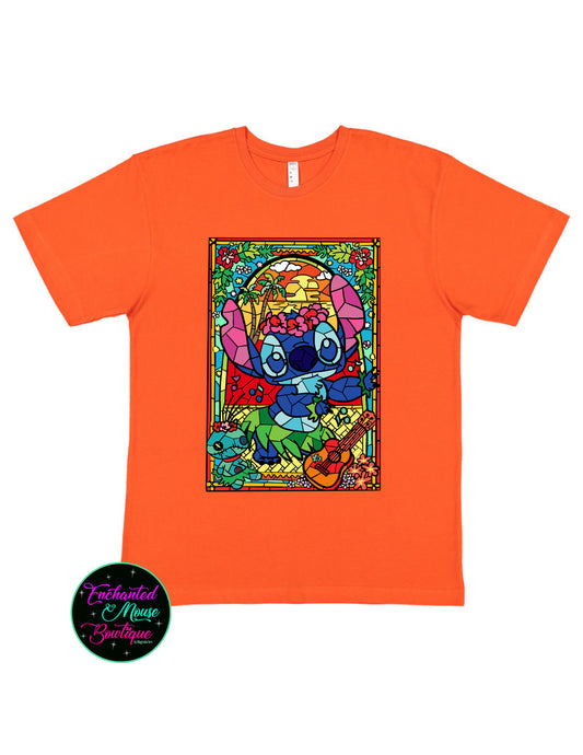 Stained Glass Stitch Shirt, Lilo & Stitch Shirt, Stitch Stained Glass Shirt, Lilo and Stitch, Disney Stitch Shirt, Disney Kids Shirt