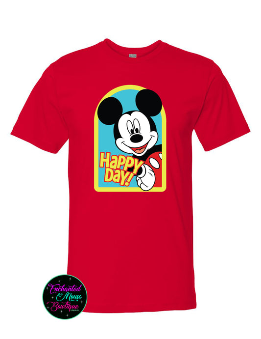 Happy Day Mickey Shirt, Mickey Mouse Shirt, Mickey Shirt, Kids Mickey Shirt, Adult Mickey Shirt, Disney Shirt