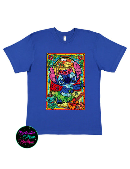 Stained Glass Stitch Shirt, Lilo & Stitch Shirt, Stitch Stained Glass Shirt, Lilo and Stitch, Disney Stitch Shirt, Disney Kids Shirt