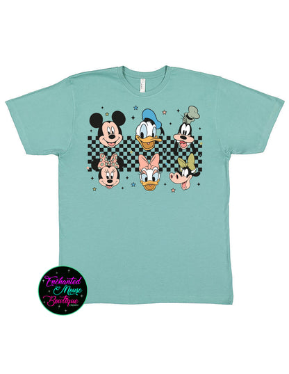Retro Mickey And Friends Shirt, Mickey and Friends Shirt, Mickey Mouse Shirt, Disney Shirt, Disney Matching Shirts, Plus Size Disney Shirt