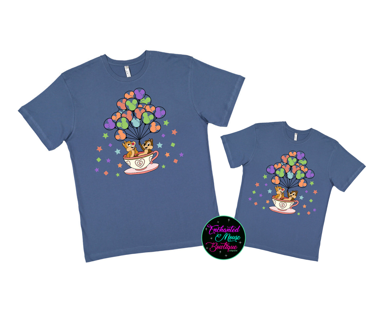 Chip & Dale Tea Cups, Chip & Dale Shirt, Disney Character Shirt, Chip and Dale Characters, Double Trouble Shirt, Magic Kingdom Teacup, Disney Shirt, Magic Kingdom