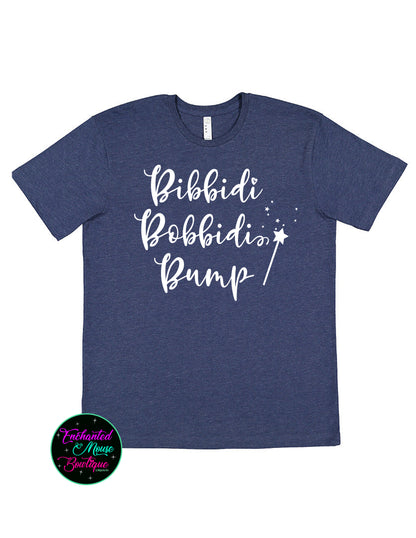 Bibbidi Bobbidi Bump Shirt, Disney Pregnancy Shirt, Cinderella Pregnancy Reveal Shirt, Disney Bump Shirt, Disney Vacation Shirt, Disney Mom