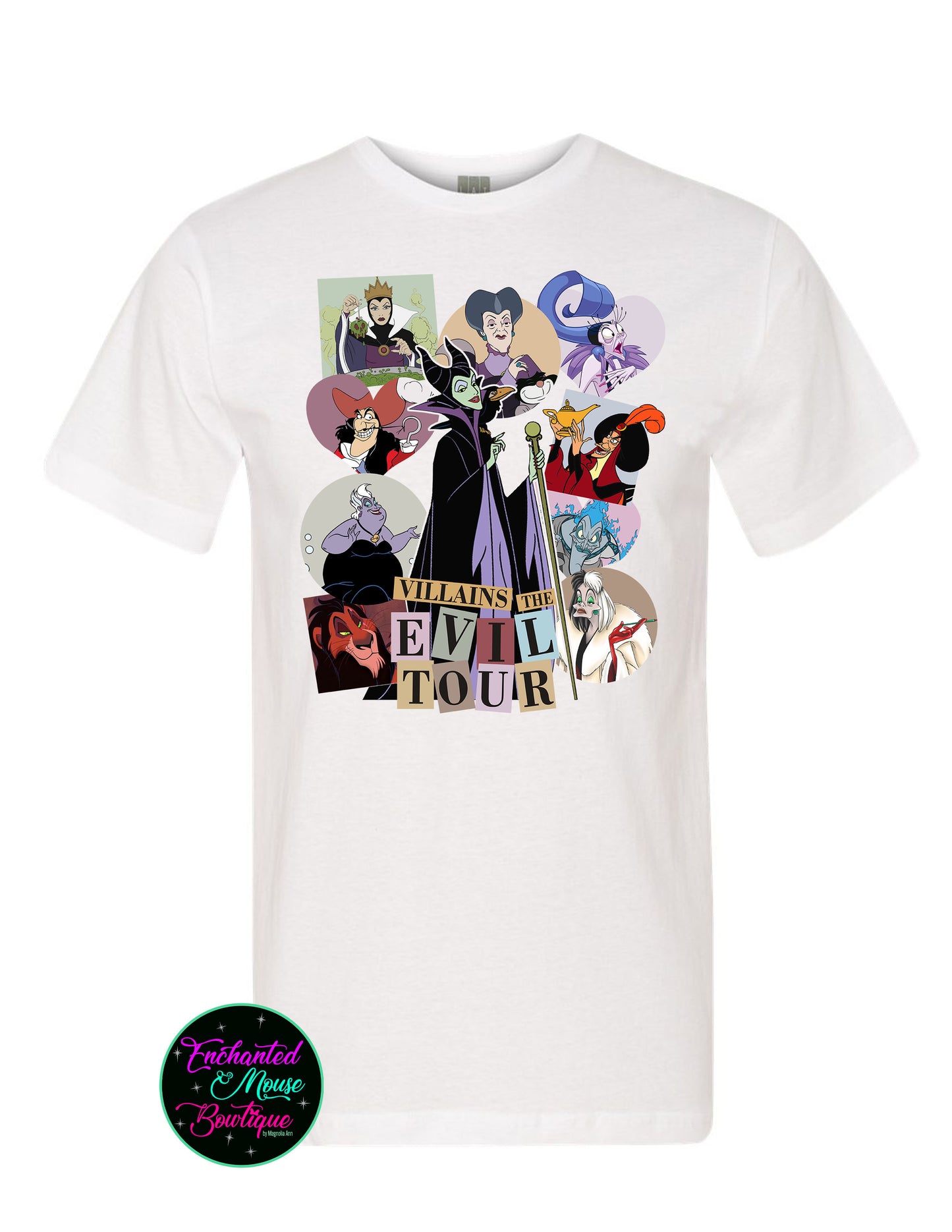 Villains The Evil Tour, Villain Shirt, Disney Villain Shirt, Matching Shirts, Disney Witches Shirt, The Evil Queen Shirt, Maleficent Shirt