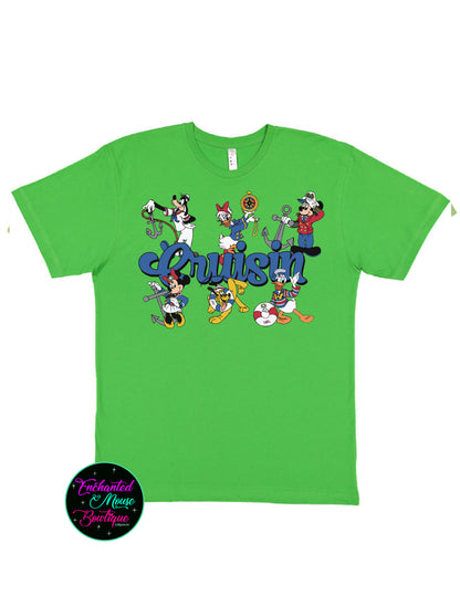 Cruisin, Disney Cruise Shirt, Mickey & Friends Disney Cruise Shirt, Matching Cruise Shirts, Disney Shirt, Disney Fantasy, Disney Wish, Disney Magic