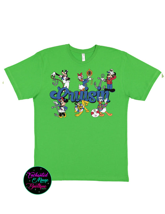 Cruisin, Disney Cruise Shirt, Mickey & Friends Disney Cruise Shirt, Matching Cruise Shirts, Disney Shirt, Disney Fantasy, Disney Wish, Disney Magic