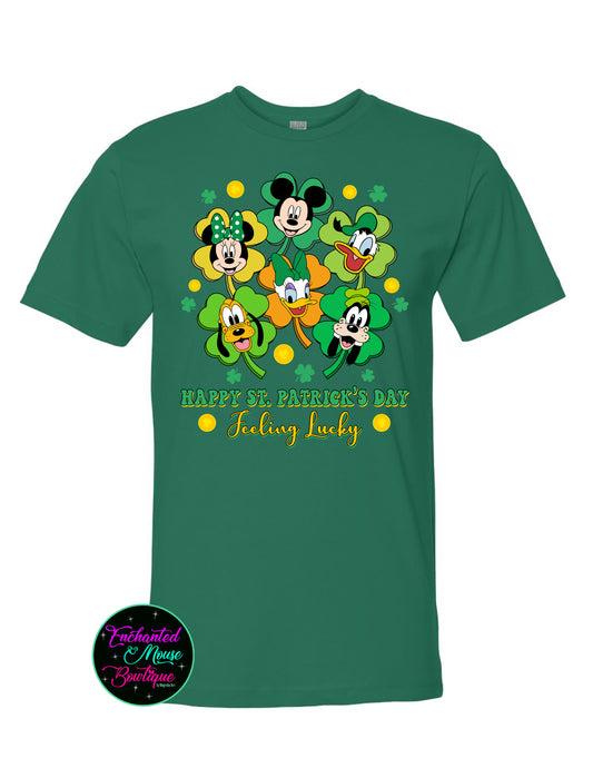Mickey & Friends St. Patrick's Day Shirt, Disney St Patrick's Day Shirt, Feeling Lucky Shirt, St Patrick's Day Mickey Shirt, St. Patrick's Day Disney Shirt, Mickey & Friends Shirt