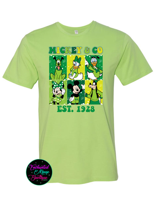 Mickey & Co St. Patrick's Day Shirt, Disney St Patrick's Day Shirt, St Patrick's Day Mickey Shirt, St. Patrick's Day Disney Shirt, Magic Kingdom Shirt, Mickey & Friends Shirt