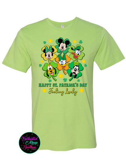 Mickey & Friends St. Patrick's Day Shirt, Disney St Patrick's Day Shirt, Feeling Lucky Shirt, St Patrick's Day Mickey Shirt, St. Patrick's Day Disney Shirt, Mickey & Friends Shirt