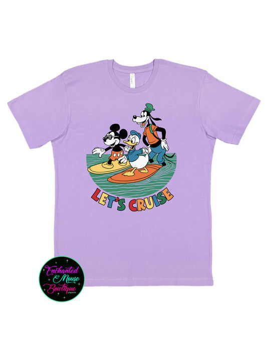 Let's Cruise, Disney Cruise Shirt, Mickey Disney Cruise Shirt, Goofy Cruise Shirt, Donald Cruise Shirt, Disney Fantasy, Disney Wish, Disney Magic