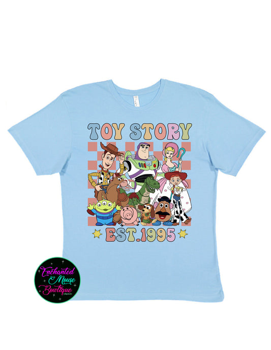 Retro Toy Story Shirt, Vintage Disney Toy Story Shirt, Est 1995 Toy Story, Woody Shirt, Buzz Lightyear Shirt, Disney Toy Story, Disney Kids