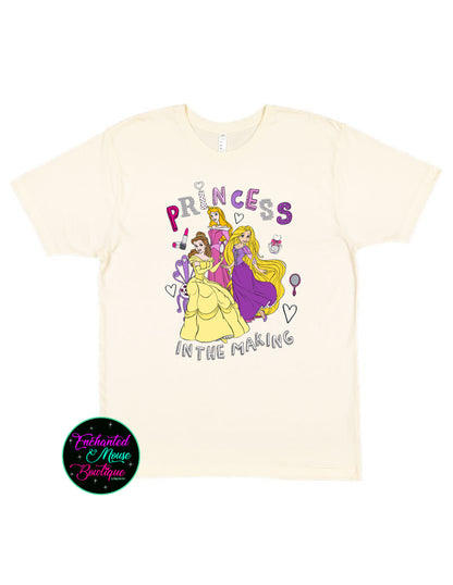 Princess In The Making Shirt, Disney Princess Shirt, Princess Tee, Disney Girls Shirt, Princess Shirt, Princess Girls Shirt, Disney Girls Tee
