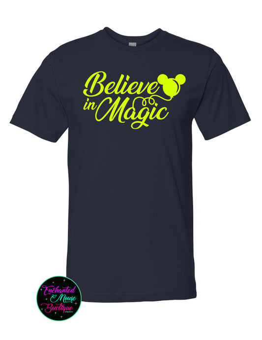 Believe in Magic Shirt, Believe In The Magic Shirt, Disney Shirt, Magic Kingdom Shirt, Disney Vacation Shirt, Plus Size Disney Shirt