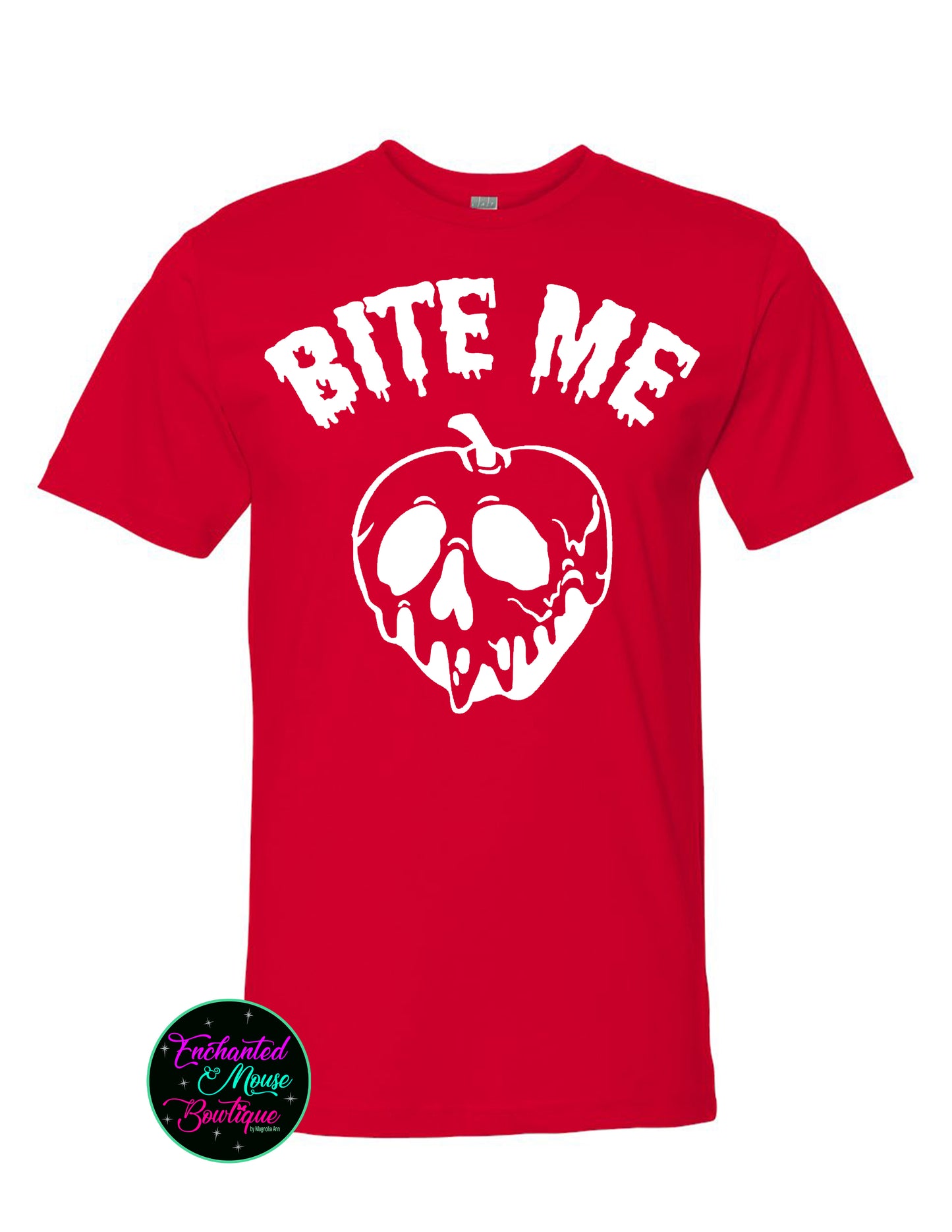 Bite Me Apple Shirt, Disney Shirt, Descendants Shirt, Snow White Shirt, Evil Queen Shirt, Disney Villain Shirt, Plus Size Disney Shirt