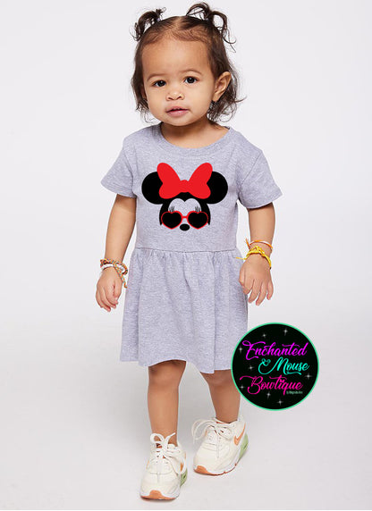 Minnie Mouse Dress, Girls Disney Dress, Disney Dress, Toddler Disney Dress, Infant Disney Dress, Baby Disney Dress, Disney World Dress