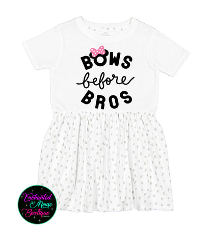Bows Before Bros, Minnie Mouse Dress, Mickey Mouse Dress, Baby Disney Dress, Girls Disney Dress, Disney Dress, Toddler Disney Dress, Minnie Dress